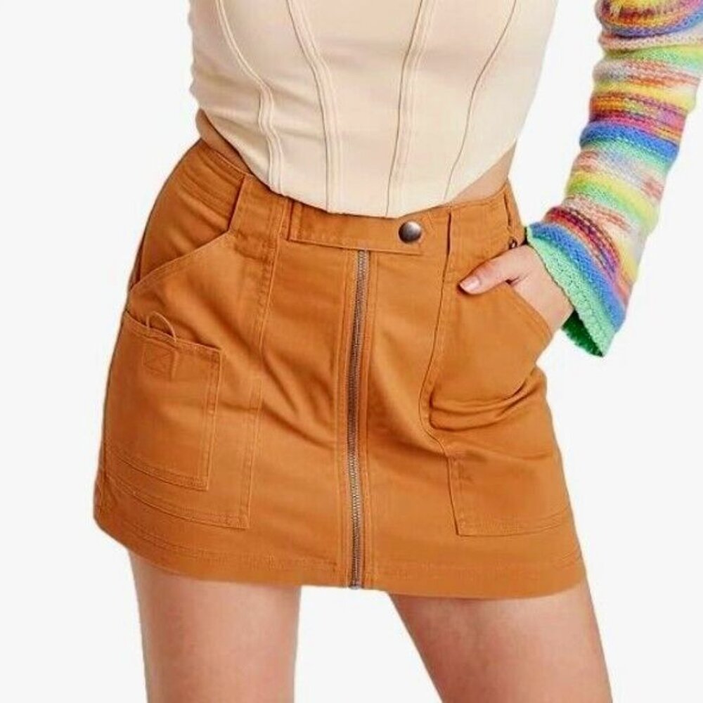 Wild Fable Utility Skirt Brown